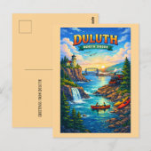 Duluth North Shore Minnesota Personalized Postcard ポストカード (正面/裏面)