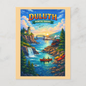 Duluth North Shore Minnesota Personalized Postcard ポストカード (正面)
