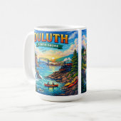 Duluth North Shore Minnesota Souvenir Coffee Mug コーヒーマグカップ (正面左)