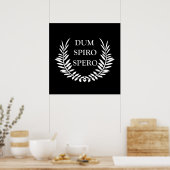 dum spiro spero ポスター (キッチン)