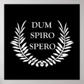 dum spiro spero ポスター (正面)