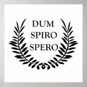 Dum spiro spero ポスター (正面)