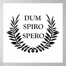 Dum spiro spero ポスター