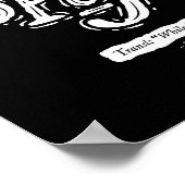 Dum Spiro Spero – ポスター – ブラック (角)