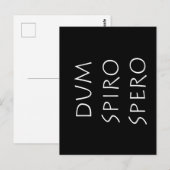 Dum spiro spero ポストカード (正面/裏面)