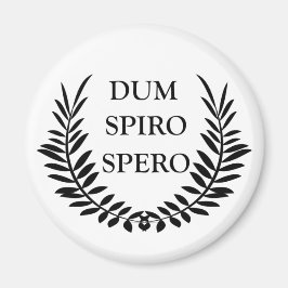 dum spiro spero，ラテン語フレーズ マグネット