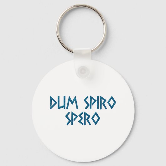 dum spiro spero Latein latin キーホルダー (正面)