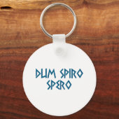 dum spiro spero Latein latin キーホルダー (正面)