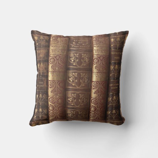 Dumas Beautiful Old Books クッション (裏面)