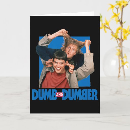 Dumb And Dumber - Lloyd Christmas And Harry Dunne  カード (黄色い花)