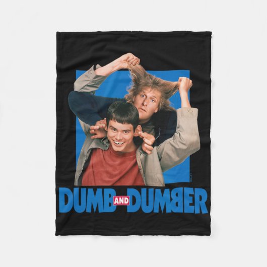 Dumb And Dumber - Lloyd Christmas And Harry Dunne  フリースブランケット (正面)