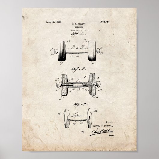 Dumb-bell Patent - Old Look ポスター (正面)