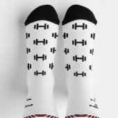 Dumbbells Motivation Sport ソックス (上部)