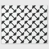 Dumbellsのバーベル筋肉体育館のフィットネスは解決します ラッピングペーパー (フラット)