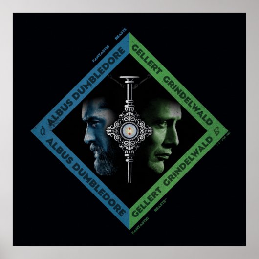 Dumbledore & Grindlewald Blood Troth Graphic ポスター (正面)