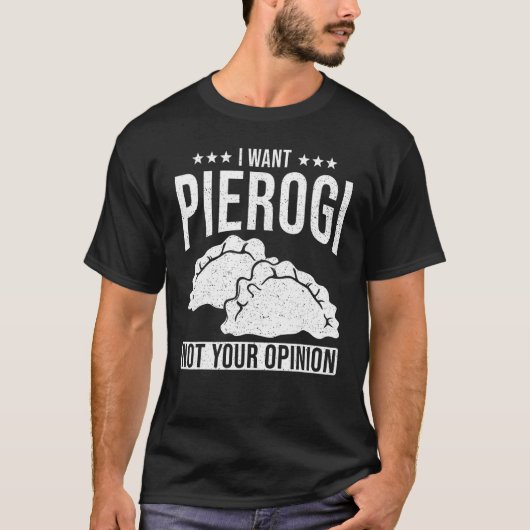 Dumbling Food Designs  Pierogi Tシャツ (正面)