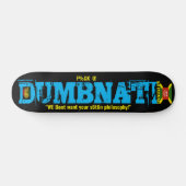 DUMBNATIスケートボード、7 3/4"デッキ スケートボード (横)