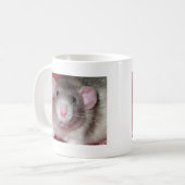 Dumboのかわいいラット コーヒーマグカップ (正面左)