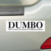 DUMBOバンパーステッカー バンパーステッカー (車上)