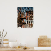 DUMBO Brooklyn New York — Iconic Bridge ポスター (キッチン)