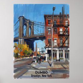 DUMBO Brooklyn New York — Iconic Bridge ポスター