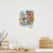 DUMBO Brooklyn New York — Iconic Bridge ポスター (キッチン)