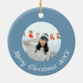 Dumbo Brooklyn New York Mapカスタマイズ可能な両面 セラミックオーナメント (裏面)