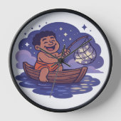 Dumi Fisher of Stars Clock 壁時計 (正面)