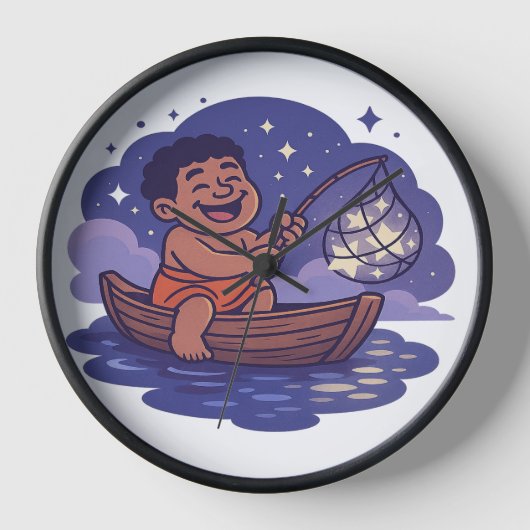 Dumi Fisher of Stars Clock 壁時計 (正面)