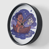 Dumi Fisher of Stars Clock 壁時計 (傾斜)