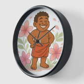 Dumi Flower Spirit Clock 壁時計 (傾斜)