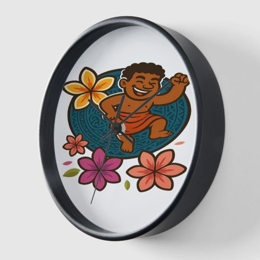 Dumi Happy Dancer Clock 壁時計 (傾斜)