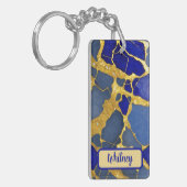 Dumortieriteクォーインスパイアツ・キーチェーン(02) キーホルダー (正面左)