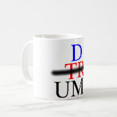 Dump Donald "Chump"トランプ2020マグ コーヒーマグカップ (正面左)