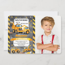 Dump Every Thing it's建築誕生日写真 招待状