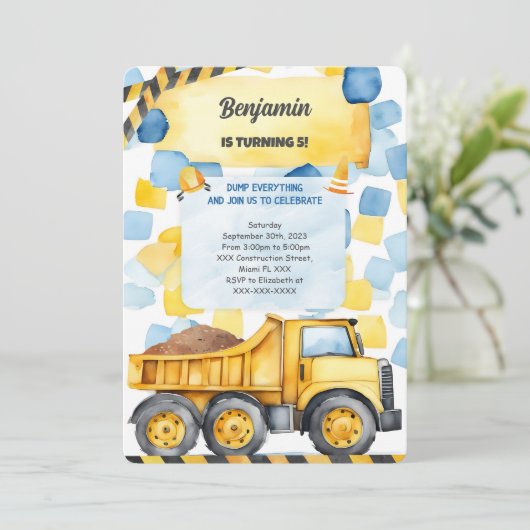 Dump Every Thing it's誕生日 招待状 (スタンド正面)