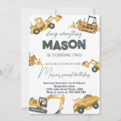 Dump Everything建築誕生日 招待状 (正面)