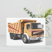 Dump Truck Invitations 招待状 (スタンド正面)