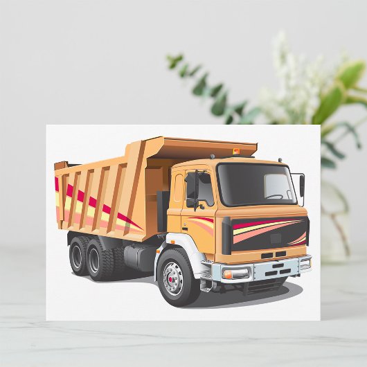 Dump Truck Invitations 招待状