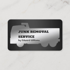 Dump Truck  Junk Removal Business Card 名刺