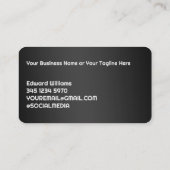 Dump Truck  Junk Removal Business Card 名刺 (裏面)