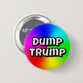 Dump Trump 缶バッジ (正面&裏面)