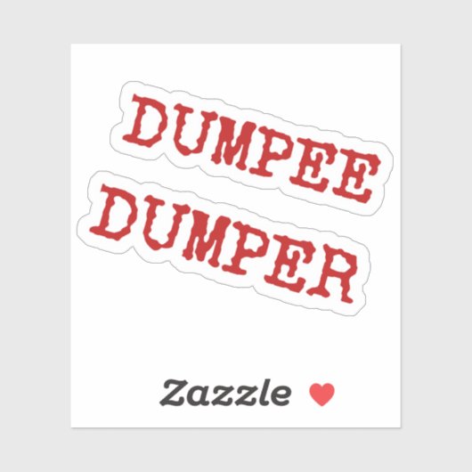 Dumped Anti Valentine's Day  シール (シート)
