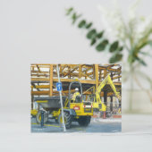 Dumper Truck, Cardiff, Wales，イギリス ポストカード (スタンド正面)