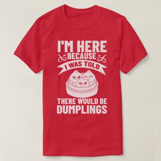 Dumpling Dim Sum Recipes Soup Vegetarian Premium T Tシャツ (デザイン正面)