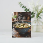 Dumpling Recipe Card ポストカード (スタンド正面)
