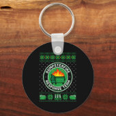 Dumpster Fire Resnse Team Funny Office Holiday Xel キーホルダー (正面)