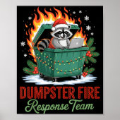 Dumpster Fire Resnse Team Leader Christmas  ポスター (正面)