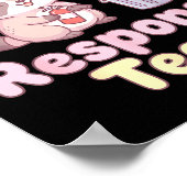 Dumpster Fire Resnse Team Raccoon Kawaii  ポスター (角)