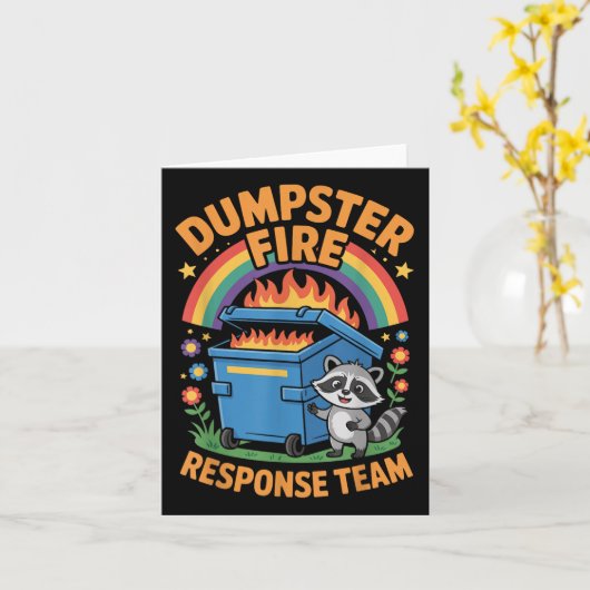 Dumpster Fire Responseチーム カード (黄色い花)